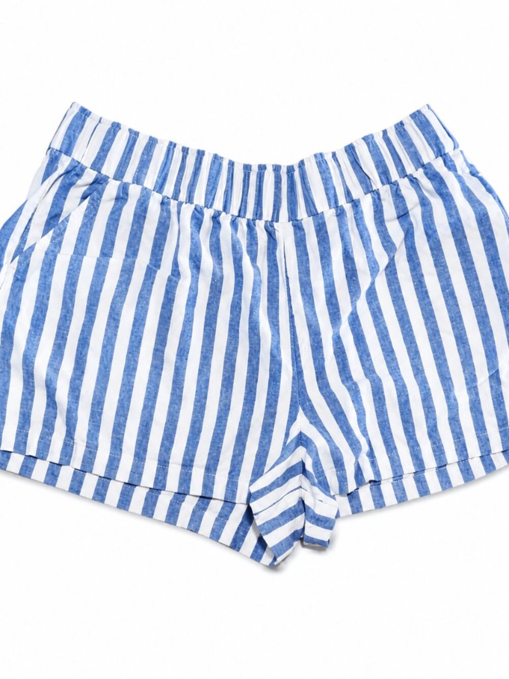 Sonoma Comfy Waist Blue and White Striped Shorts xxl